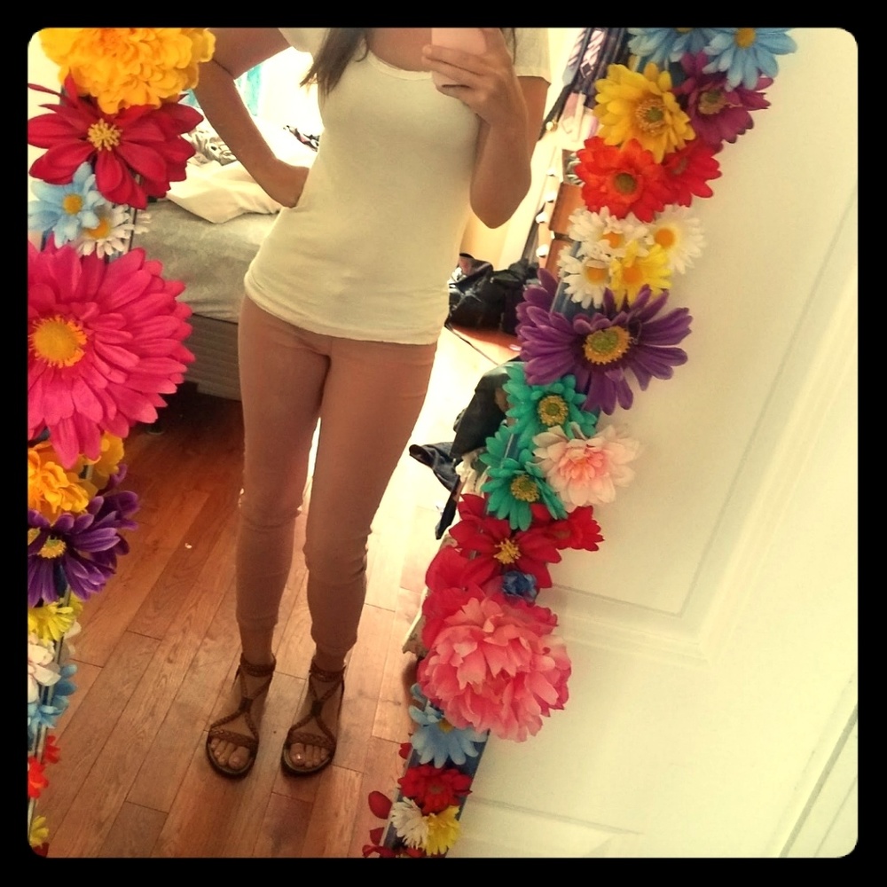 2 /20$Like an Angel Blush colored pants Med